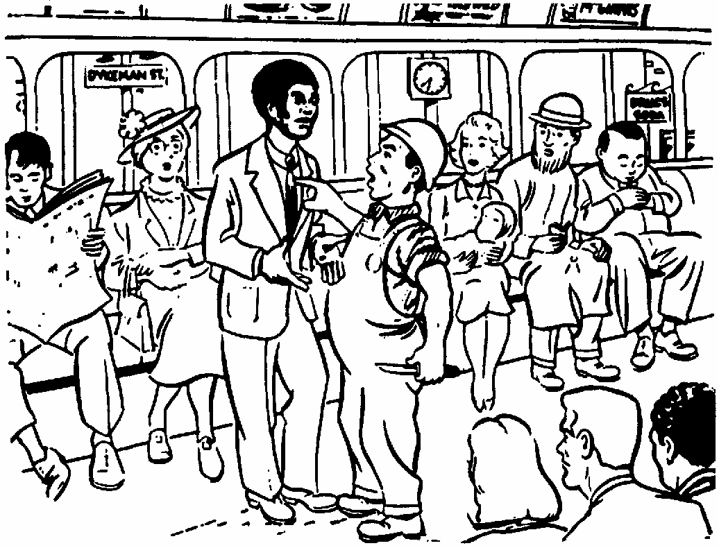 Allport and Postman cartoon 1944